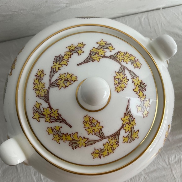 Wedgwood Bone China Lichfield Pattern Vintage Covered Sugar & Creamer Set - Picture 4 of 9